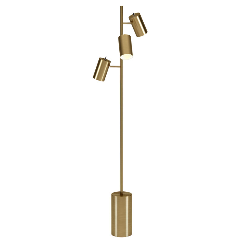 Dorset 65'' Tree Floor Lamp, Brass, Brass