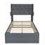 Base de lit avec rangement relevable avec tête de lit moderne à oreilles et ports USB pour une efficacité d'espace optimale-2133596538-2133596539