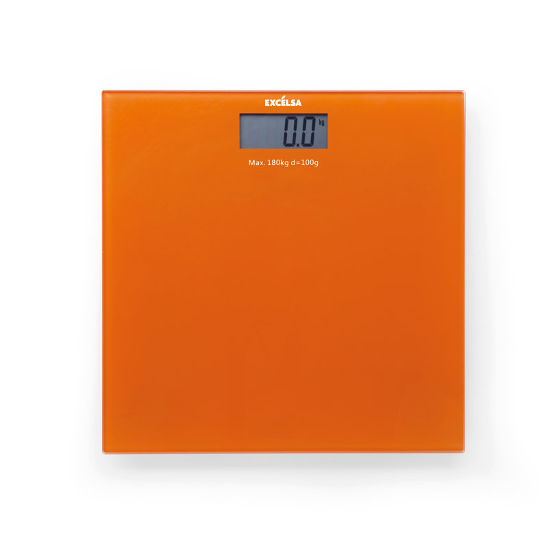 Excelsa Spa Digital Bathroom Scale, Orange