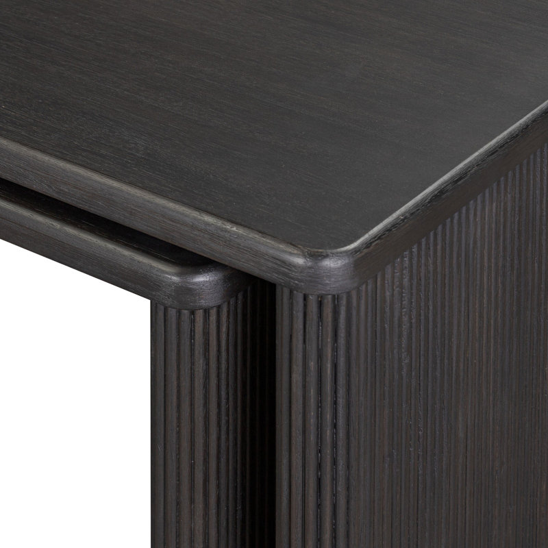 Weston Rotating Desk-Black Parawood