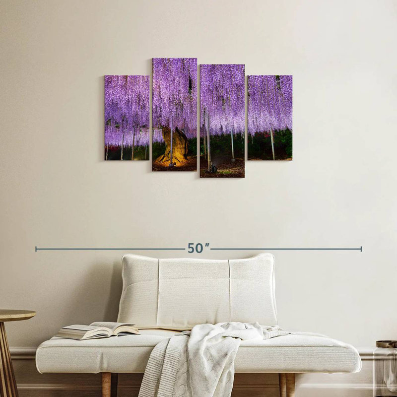 Harnek Wisteria mauve élégant, H 22 po x l 36 po