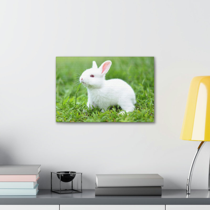 «Rabbit Hunting Rabbit on Hunt», reproduction d'art mural
