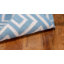 Tapis géométrique en laine et coton tissé à la main Rodgers-2085139090