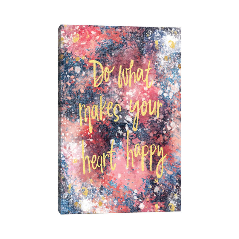 Good Vibes by Joy Ting - Wrapped Canvas Gallery-Wrapped Canvas Giclée, 30.48 cm H x 20.32cm W
