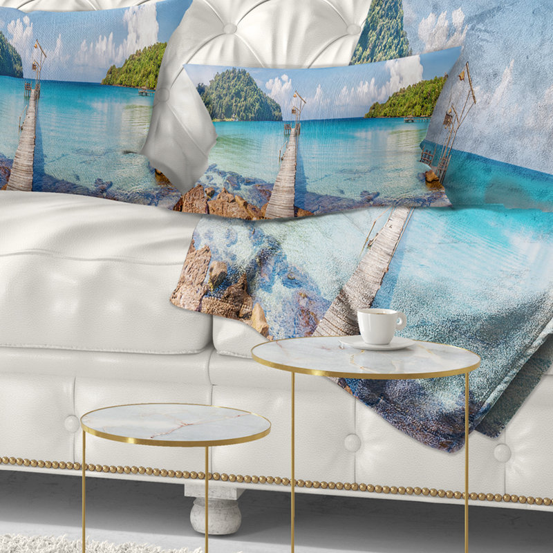 Coussin lombaire Landscape Pier to the Island