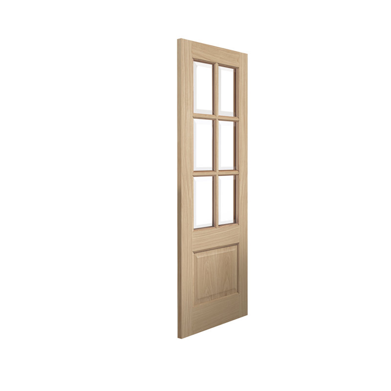 Dove Oak Internal Door Unfinished, 198.1cm H x 76.2cm W x 3.5cm D