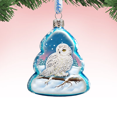 3'' Handmade Glass Holiday Shaped Ornament