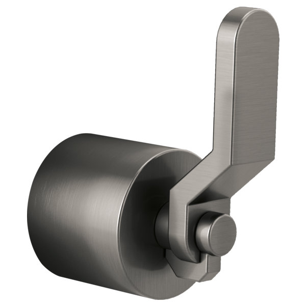 Litze® 3-Function Diverter Trim, Luxe Steel, Industrial Lever