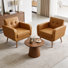 Faux Leather Armchair