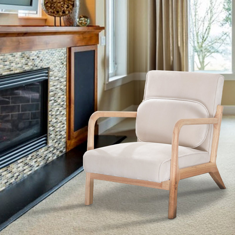 Lokey 25,2 po de largeur, 100 % polyester beige