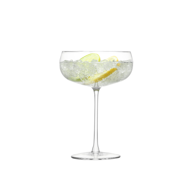 Lulu Handmade Glass Coupe and Martini Glass