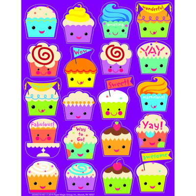 Cupcake 480 Piece Sticker Set