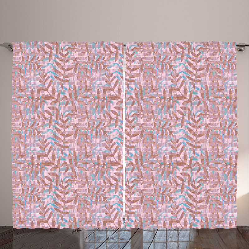 Semi Sheer Curtain Pair