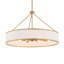 Luminaire suspendu tambour 8 lumières Uttermost Algiers
