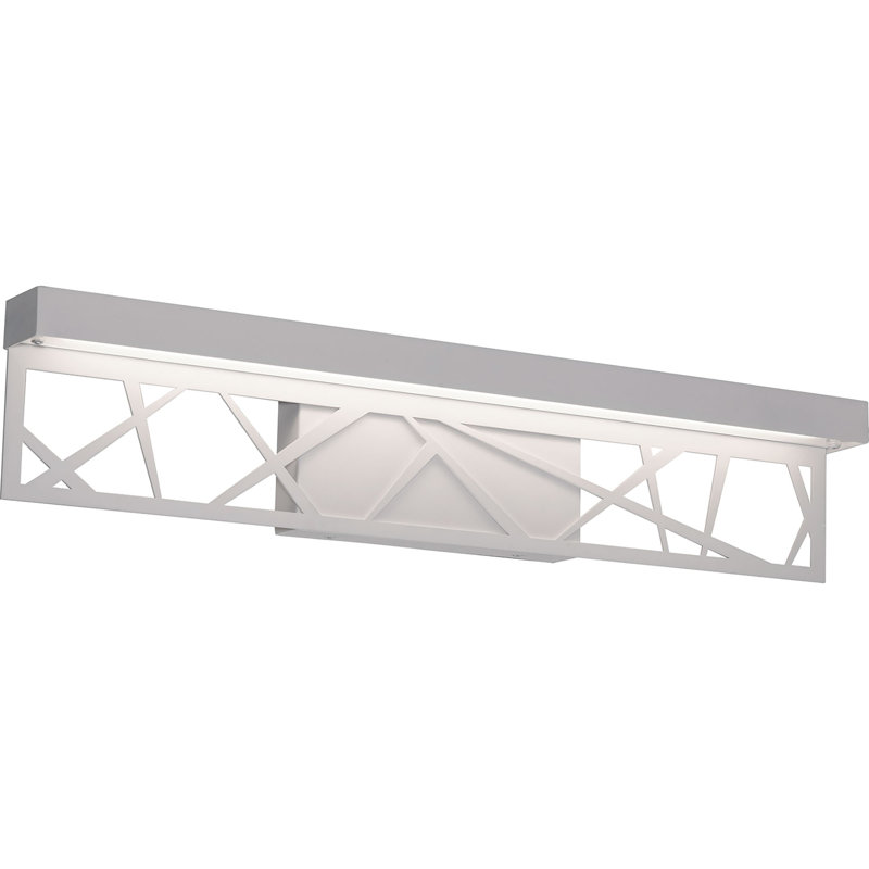 Applique murale 1 lumière pour salle de bain Mauriello, Blanc
