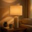 Ensemble de lampes de table blanches 25,25 "
