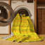 Tapis contemporains jaunes lavables à la machine 845-1207276089