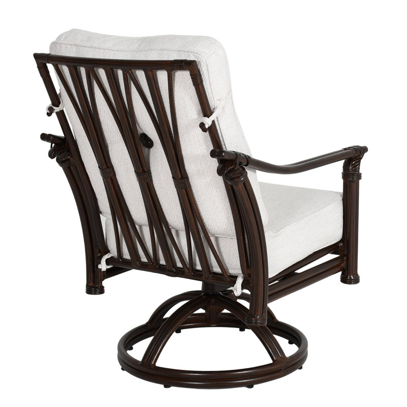 Coco Cushioned Dining Swivel Rocker