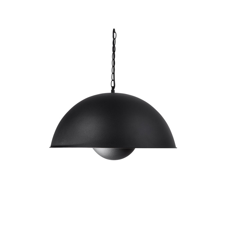Monson 1 - Light Black Dome Pendant