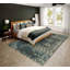Tapis ikat bleu / brun Ardyth-647971784