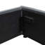 Grand lit plateforme tapissier avec système de rangement hydraulique - gris-1023115924