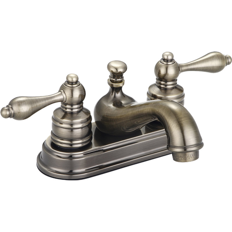 Robinet de salle de bain Castille, Laiton antique