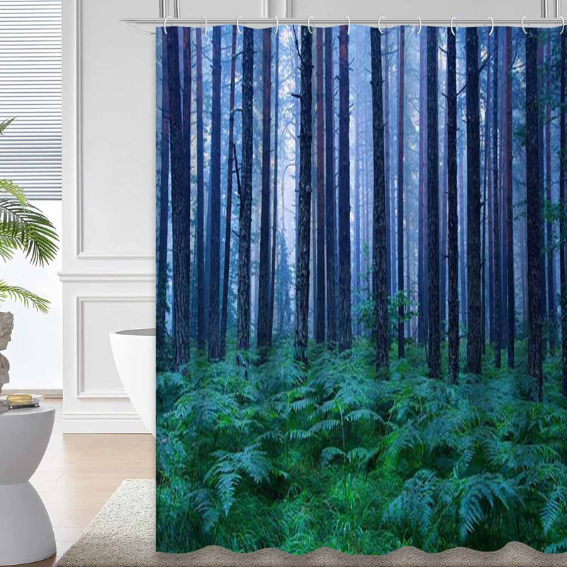 Rideau de douche Forest Ferns National, L 72 po x l 72 po