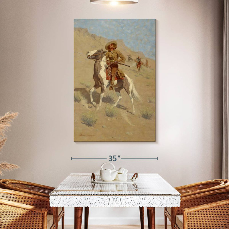 Lelar The Scout, 51" H x 34" W