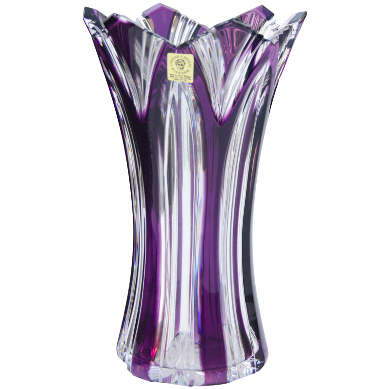 Handcrafted Crystal Table Vase