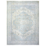 One-of-a-Kind 10'2" x 13'10" New Age Area Rug in Blue/Beige