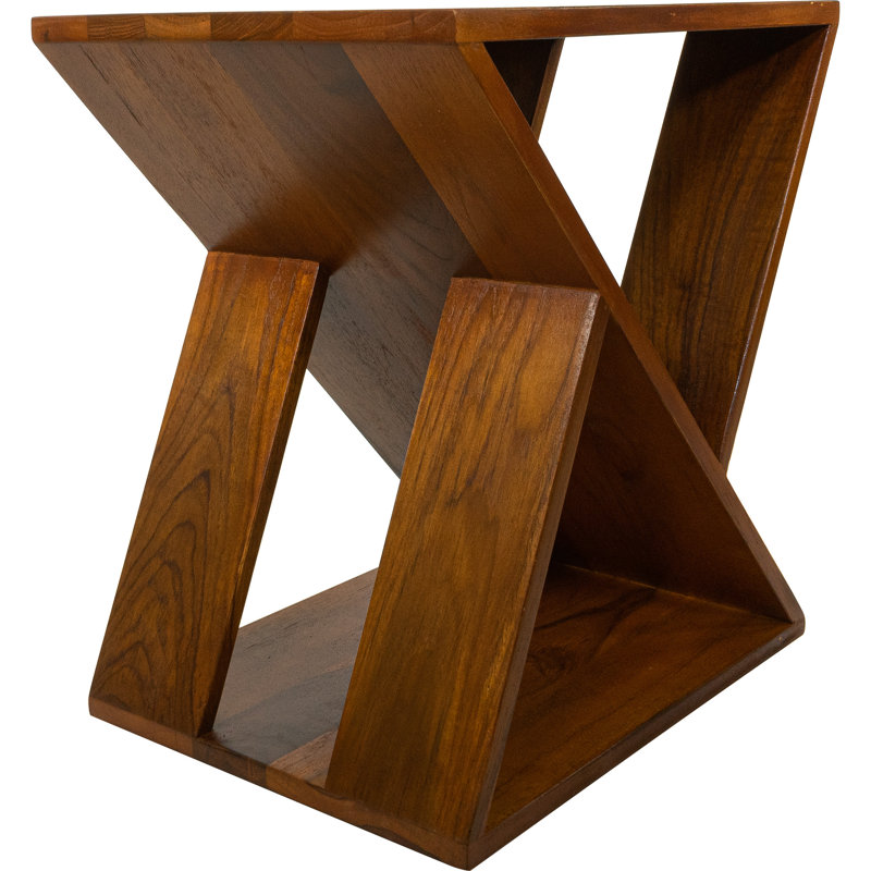 Tabouret d'appoint en bois massif Docia