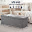 Banc de rangement rembourré Torryn-315871168