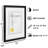 Pontmain Black Matte Picture Frame with Mat