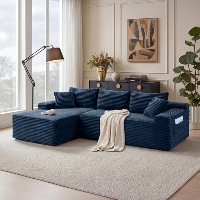 Canapé modulaire Cloud avec méridienne en L