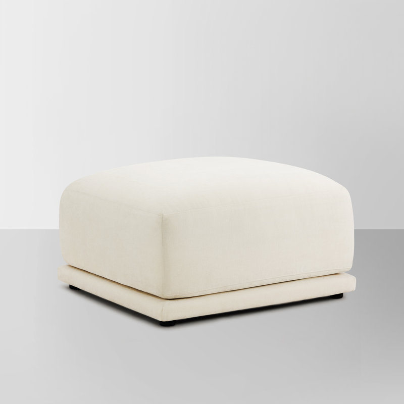 Repose-pieds Libbna Italian Design (ensemble de 2), Crème