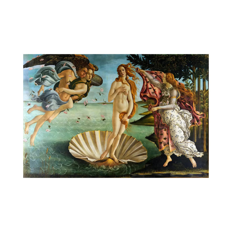 Birth Of Venus by Sandro Botticelli - Wrapped Canvas Gallery-Wrapped Canvas Giclée, 101.6 cm H x 66.04 cm W