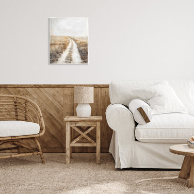 Plaque murale «Soft Prairie Dirt Road» par Riley B