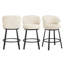 Tabourets de bar pivotants de 26 po avec pieds et repose-pieds en métal Matisse-196552245-189870940