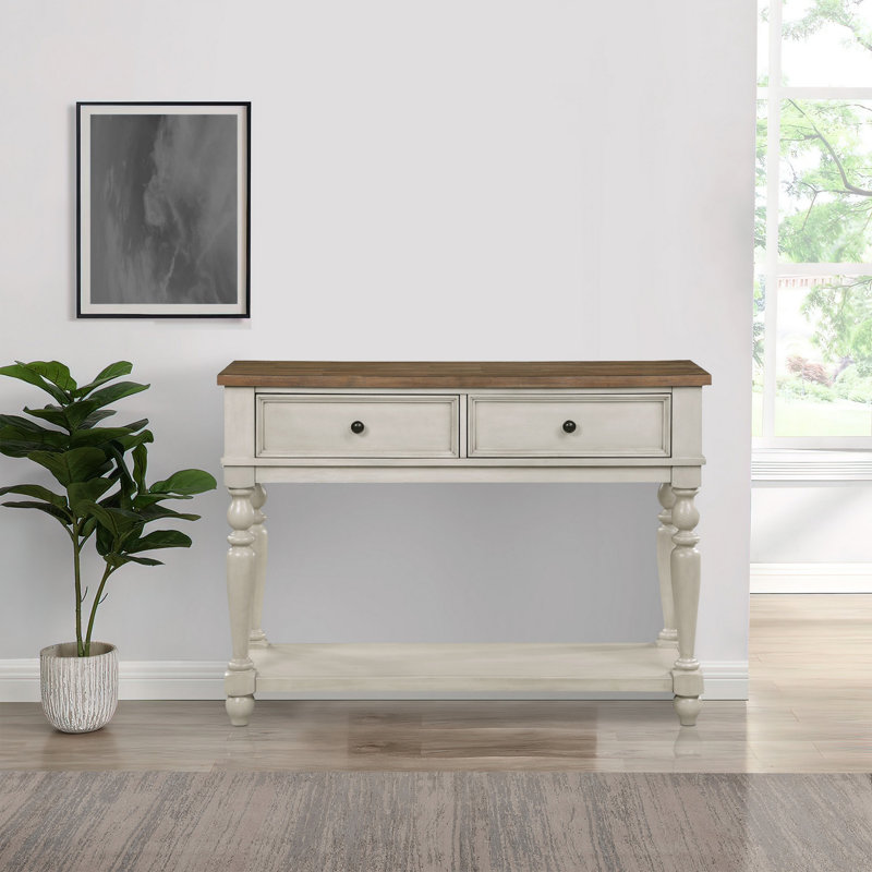 Buffet console de 52 pouces Kiyuanna, blanc