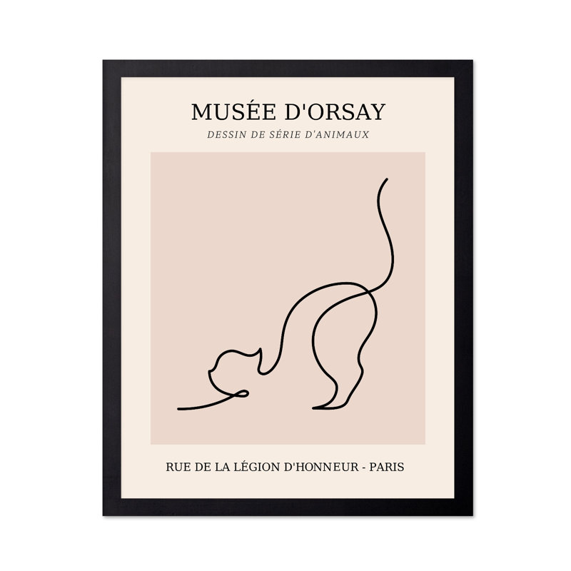 Picasso - dessin d'un chat, Unframed, Poster, 16"H x 20"W