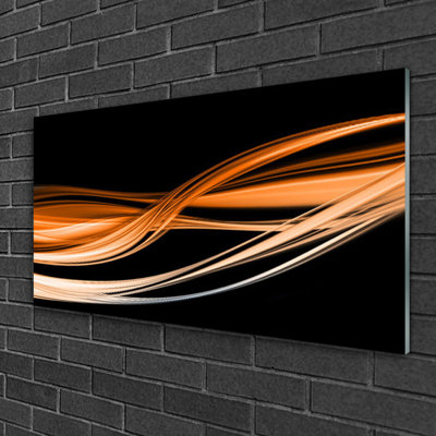 Art Abstract 1 Piece Wall Art on Glass
