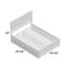 Grand lit plateforme de rangement en bois massif Amear