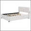 Lit plateforme tapissier avec tête de lit à motif brique, lit gigogne et 2 tiroirs pour un rangement et un style améliorés-1518351341