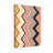 Abstract Chevron Pattern With Warm Earth Tones
