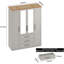 Cleverton Tellys 4 Door 3 Drawer Wardrobe with Mirror-211761149-211761151