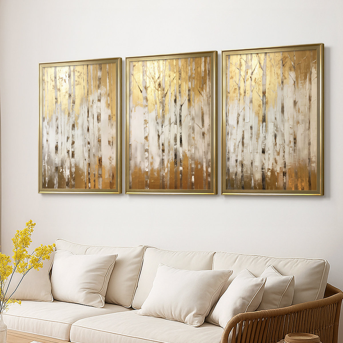 Hokku Designs ABSTRACT Series CMLI -Custom Framed Wrapped Gallery ...