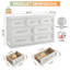 Commode 7 tiroirs pour la chambre à coucher Hewett-59753433