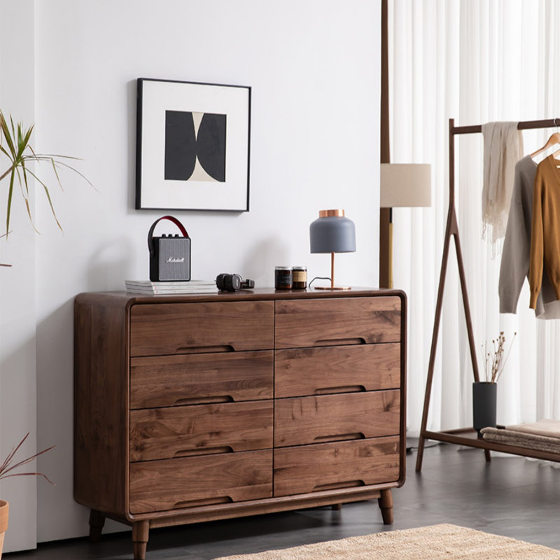 Commode d'appoint en bois massif Jonathen