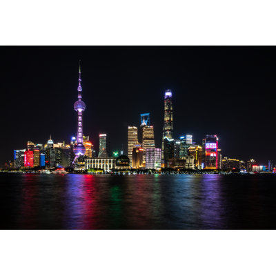 Fita " Shanghai Pudong Skyline " by Elizabeth M. Ruggiero