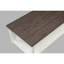 Table basse contemporaine contemporaine brun et blanc